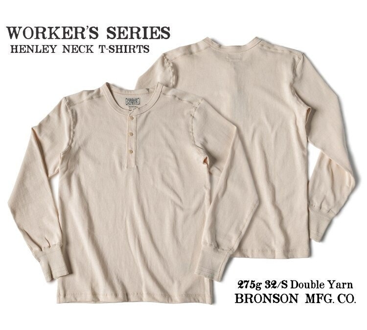 Tsh002 BRONSON Henley Shirt OLD TIME 