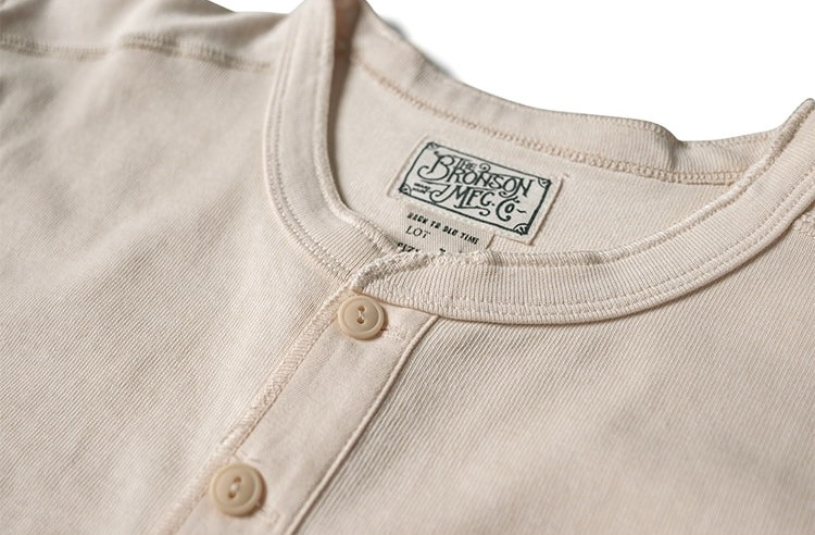 Tsh002 BRONSON Henley Shirt OLD TIME 