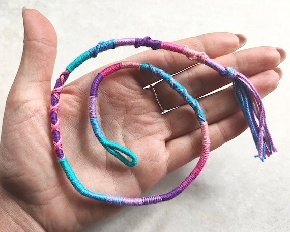 Hair Braid Wrap Extension With Loop, Hairbraid, Hairwrap, Braided