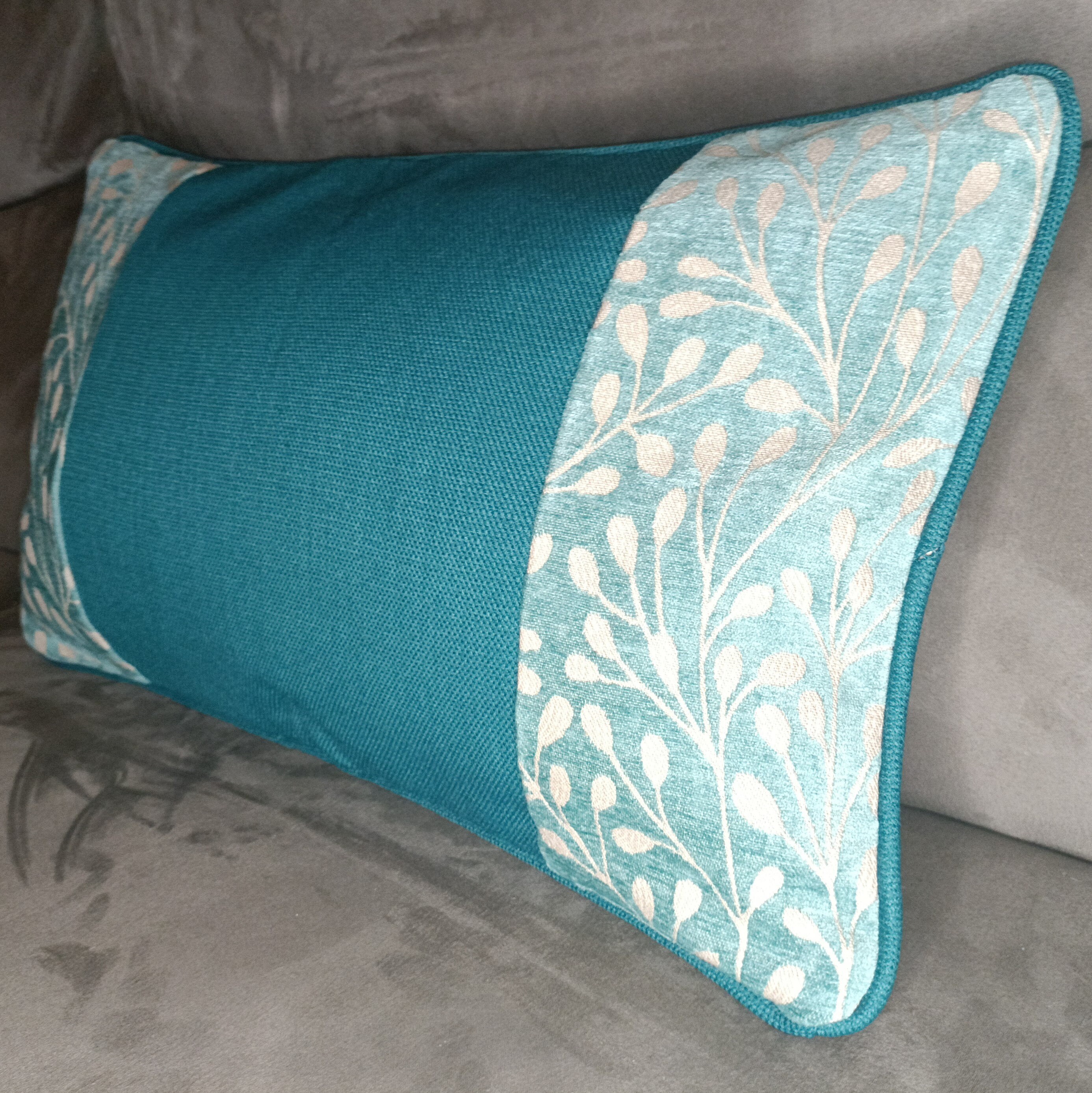 Cushion cover set of four teals duck egg blue teal Etsy