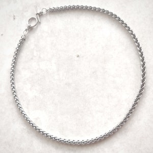 Silver Choker, Chain Choker, Gifts for her, Simple Choker, Minimalist Jewellery, Minimalist Choker, Stainless Steel, Made to Order