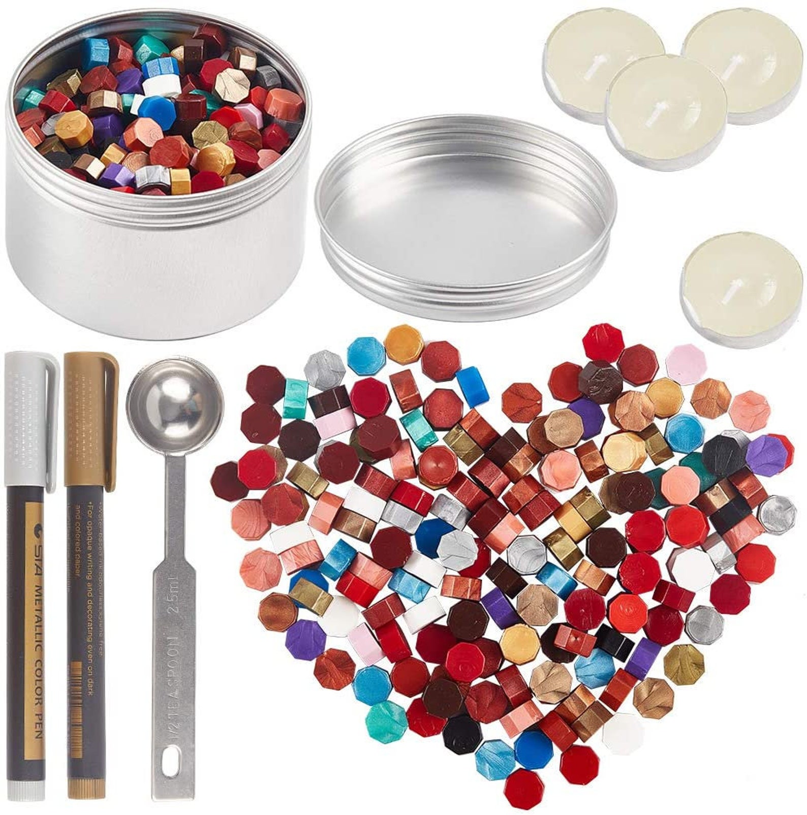 400Pcs Sealing Wax Beads KitMixed Colors Etsy