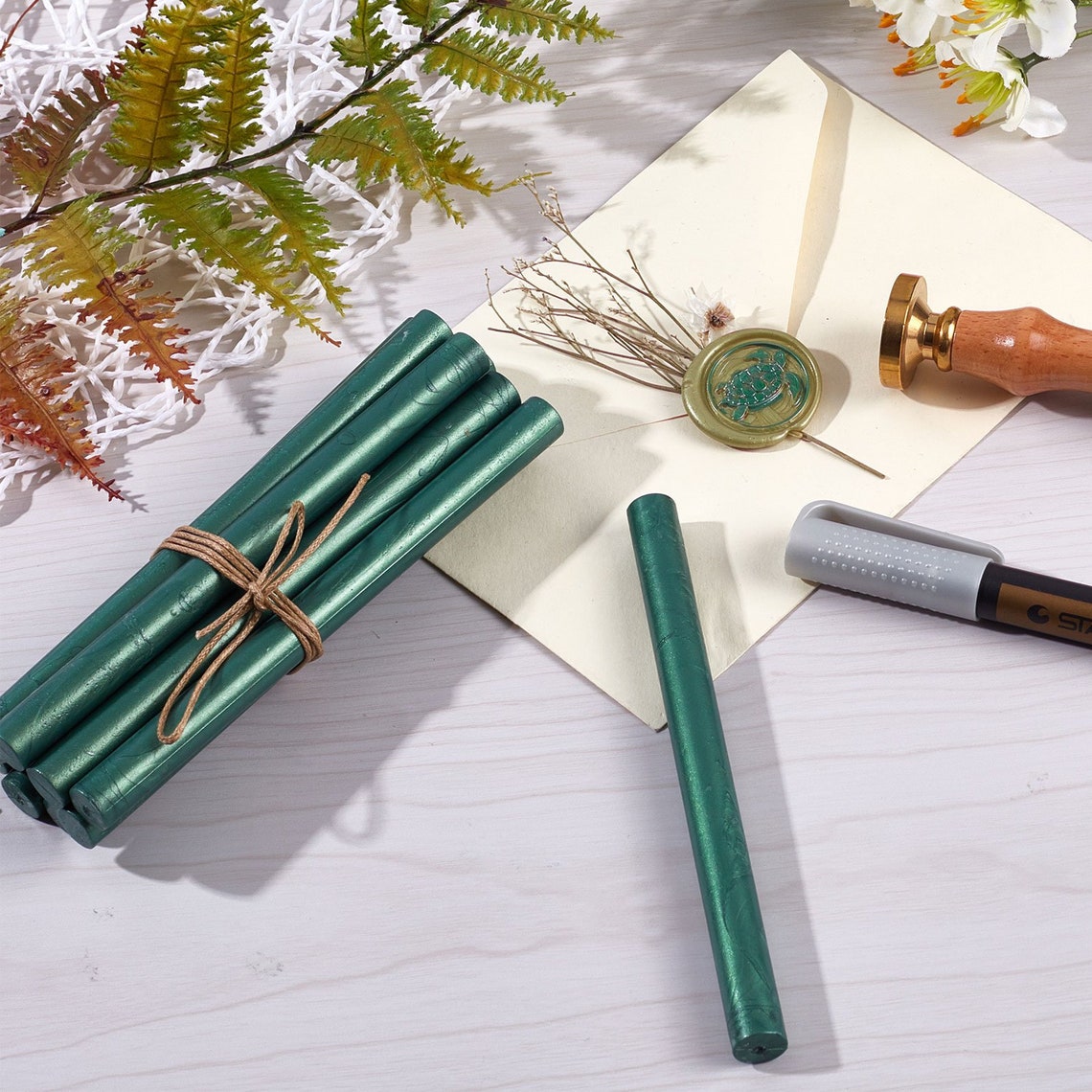 20 Pieces Glue Gun Sealing Wax Sticks 11mmDark Green Etsy