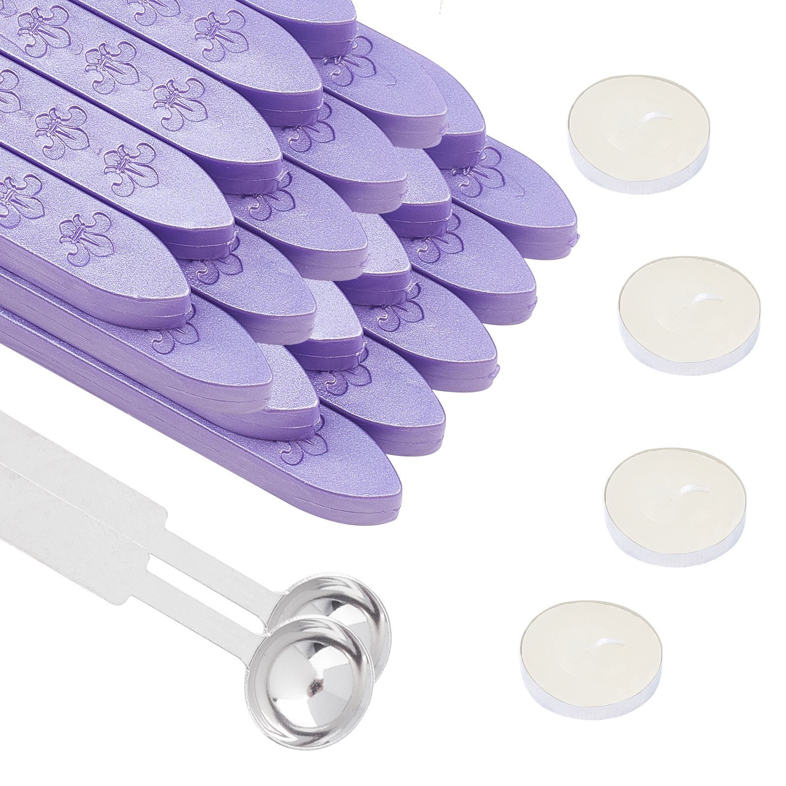 Sealing Wax Sticks with WicksPearl Purple Etsy