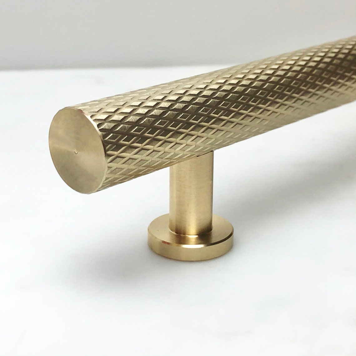 Knurled Round Pull Bar Etsy