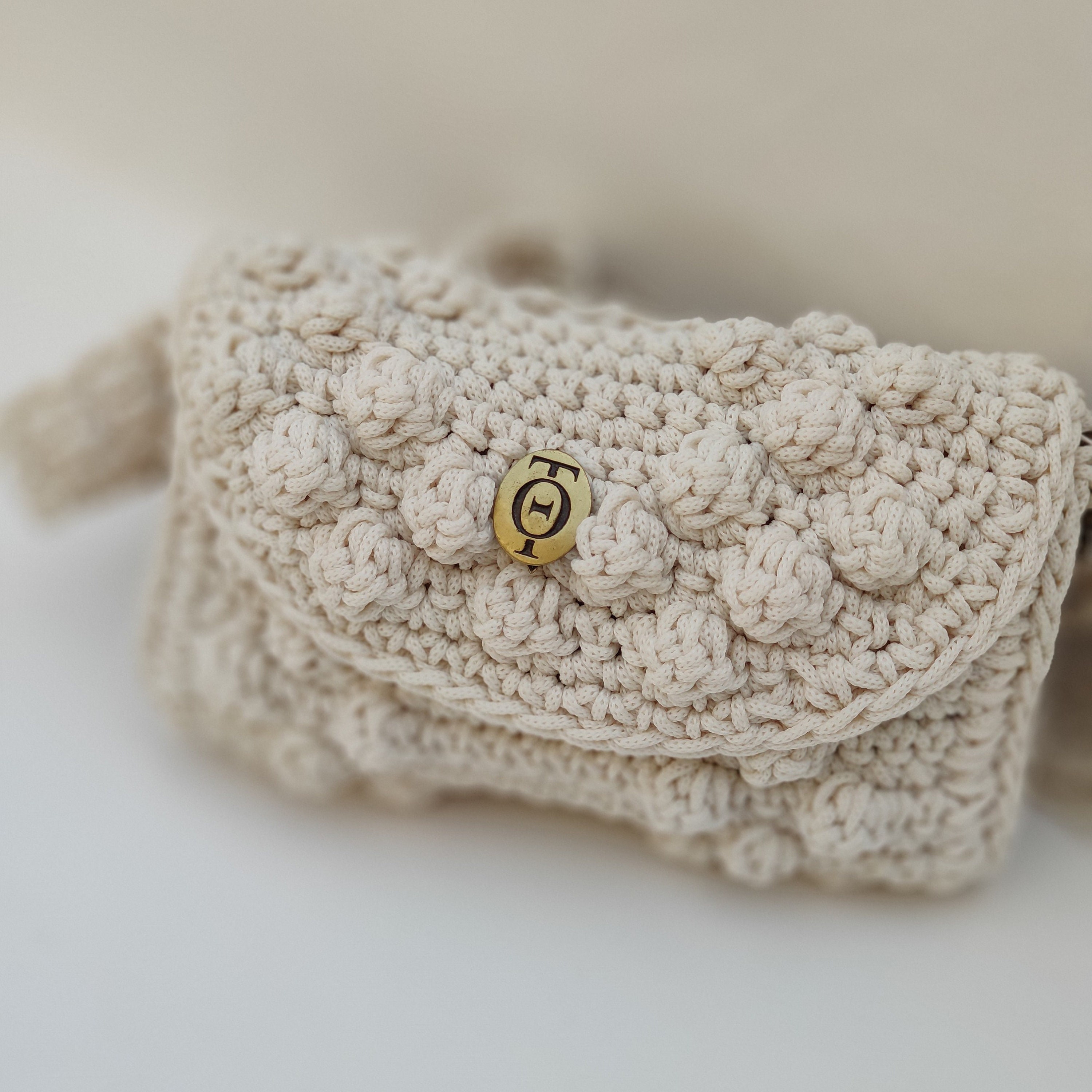 Beige Multifunction Crochet Belt Bag Collection Summer 2021 Etsy UK
