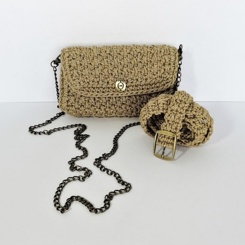 New Collection Crochet Bag 2021, Crochet shops Hip Bag Belt, Knit Belt Pouch, Handmade Waist bag, Practice Money Belt, Gift For Stylish Young Girl
