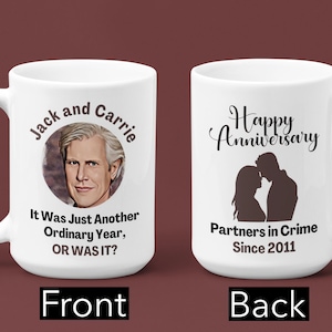 Anniversary Mugs Personalized | True Crime Coffee Mug Set | Crime Magazine | Keith Morrison Mug | Dateline TV Show