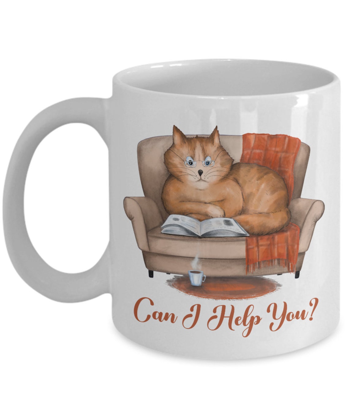 Funny Cat Coffee Mug Grumpy Cat Mug Ceramic Cat Mug Cat Etsy
