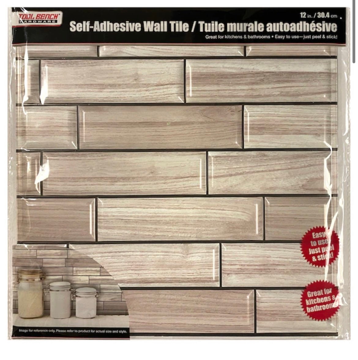 10 Pack Peel and Stick Backsplash Tile Self Adhesive Wall Tile for ...