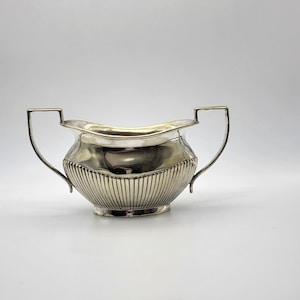 Vintage Silver Plated Twin Handled Salt or Sugar Cellar (EPNS)