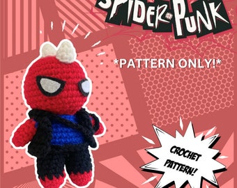 Spider-Punk Spider Verse Crochet Plush Pattern!