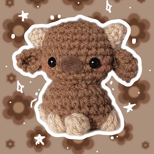 Cute Mini Crochet Cow Plush || Crochet Cow Keychain || Mini Cow Amigurumi || Crochet Keychain || Crochet Cow Plush