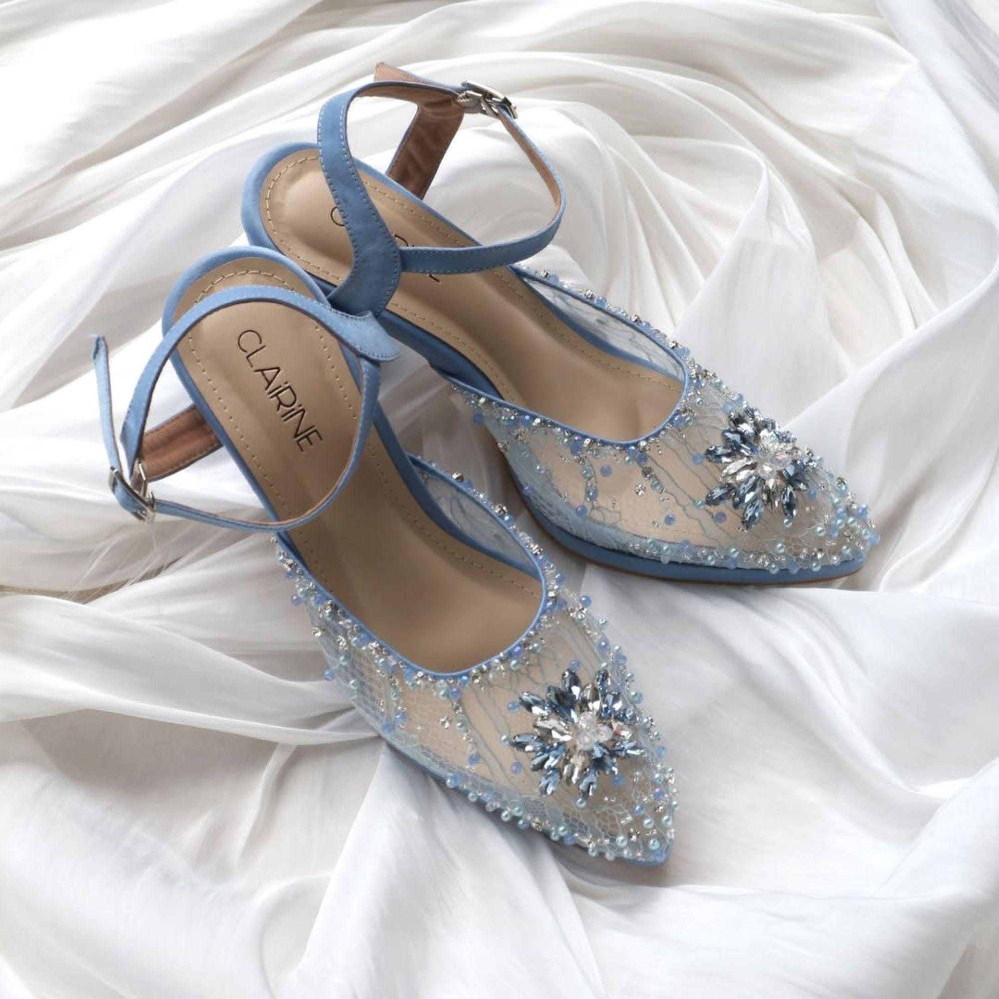 Buy Blue High Heel Shoes Online In India India