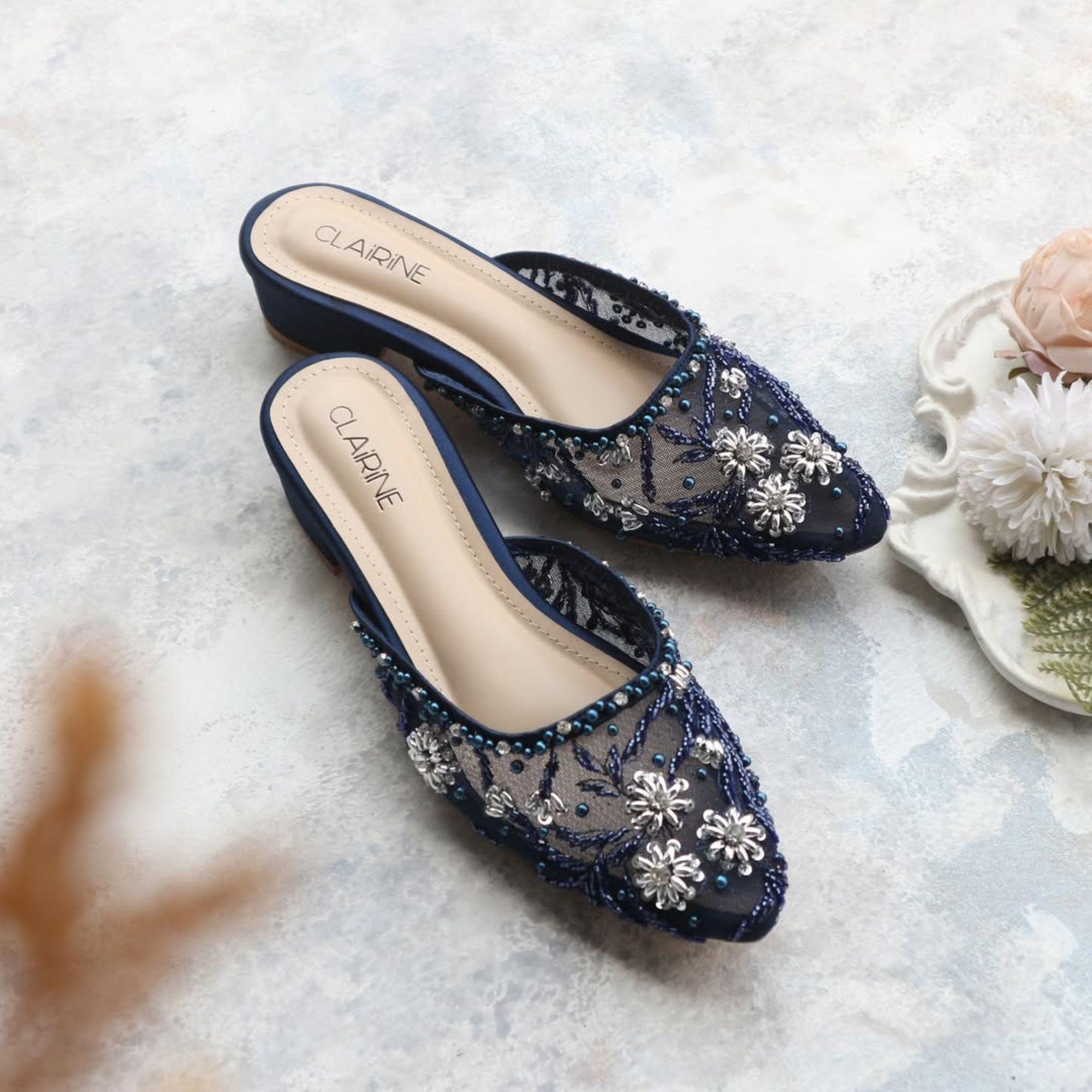 Navy Wedding Sandals - Etsy