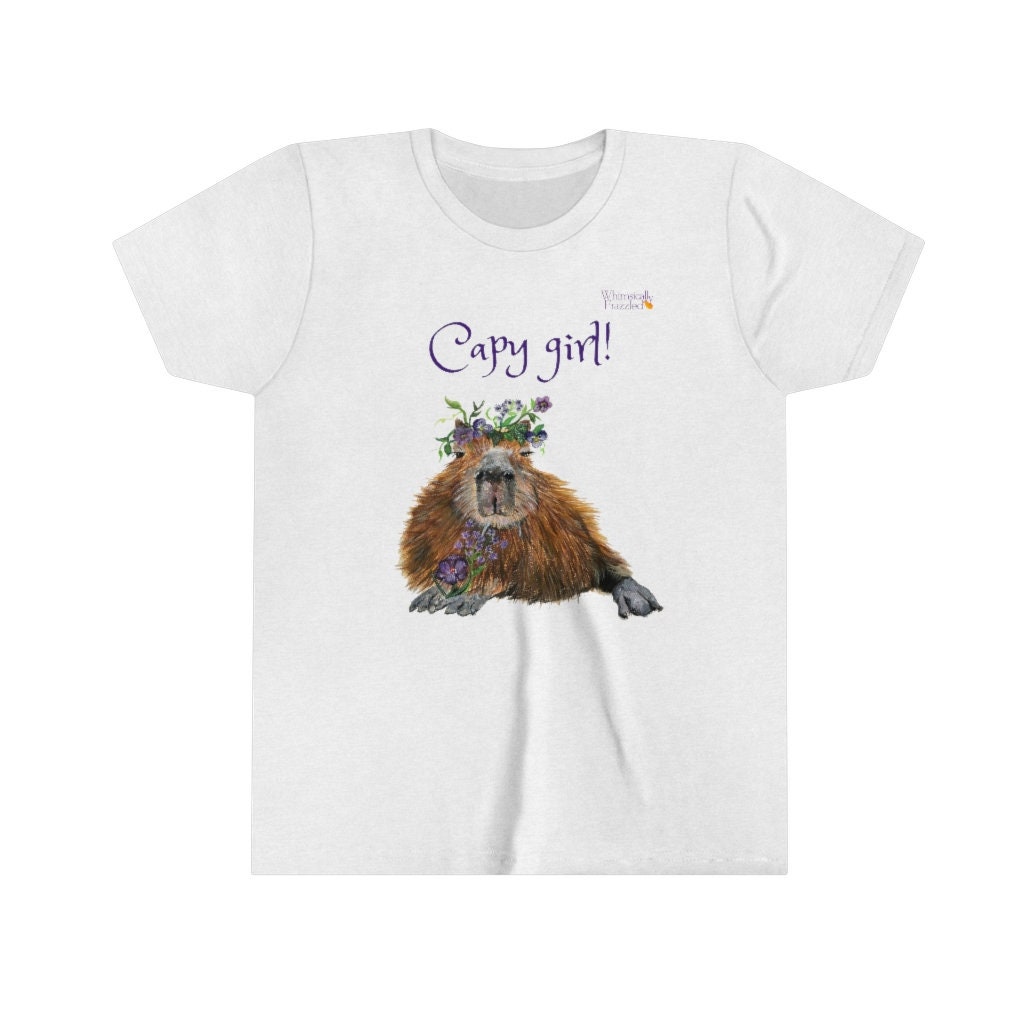 Capy Girl Youth Short Sleeve Tee - Etsy