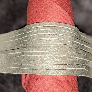 Leather Bracelets, Strappy Cuff, Link, Genuine Leather