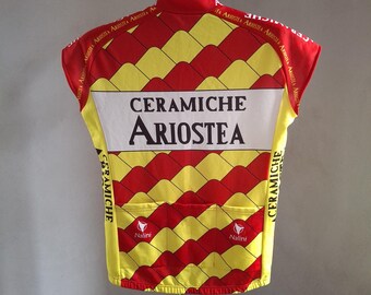 1993 Ceramiche Ariostea Short Sleeve Pro Cycling Jersey, Size