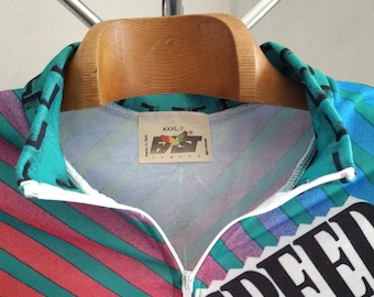 Vintage 90's Retro Quirky 'warp Speed Character' Colorful