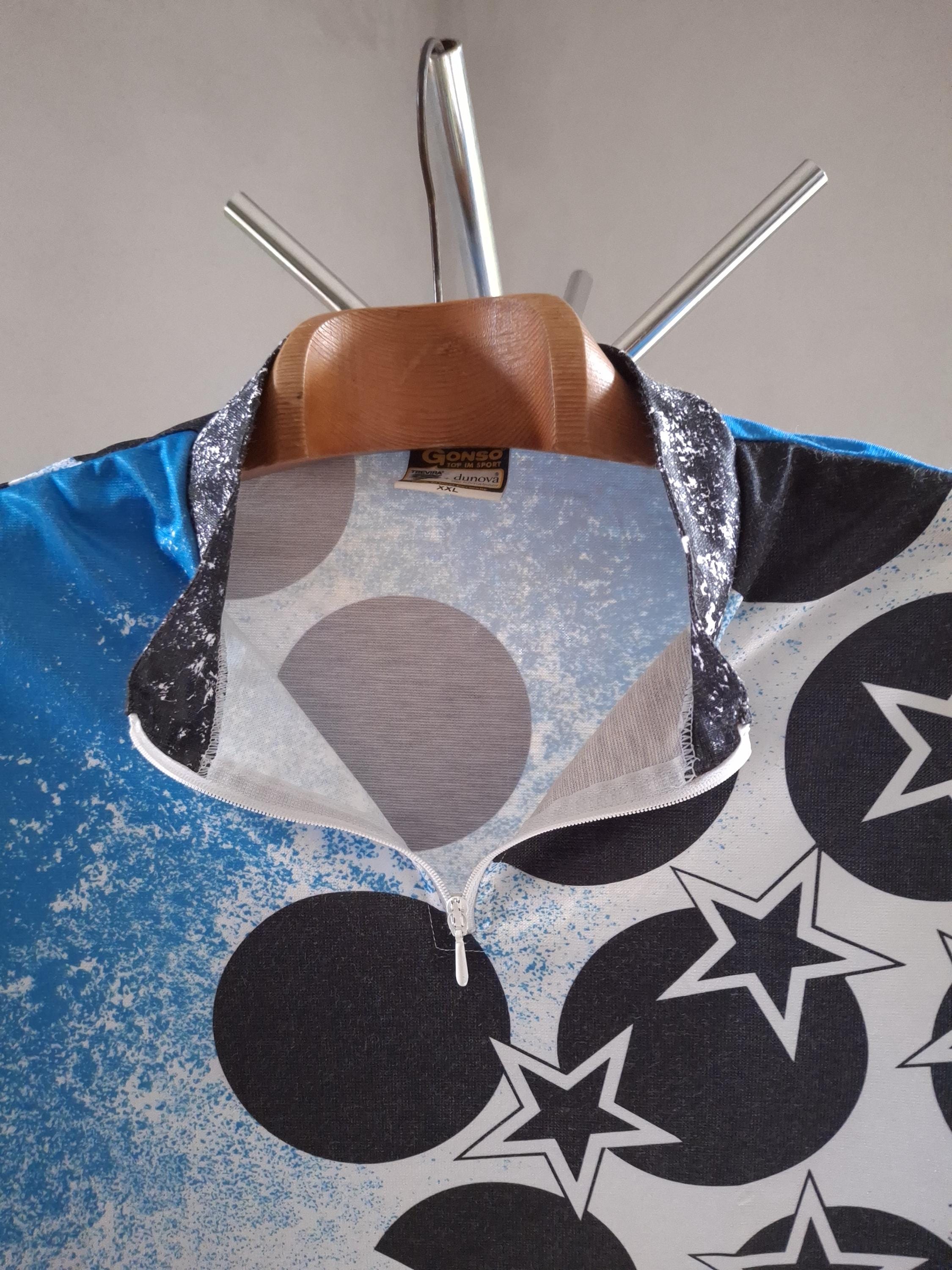 Maillot Cycliste Vintage GONSO Allemagne Ouest - Taille XL - Laine Et Acrylique