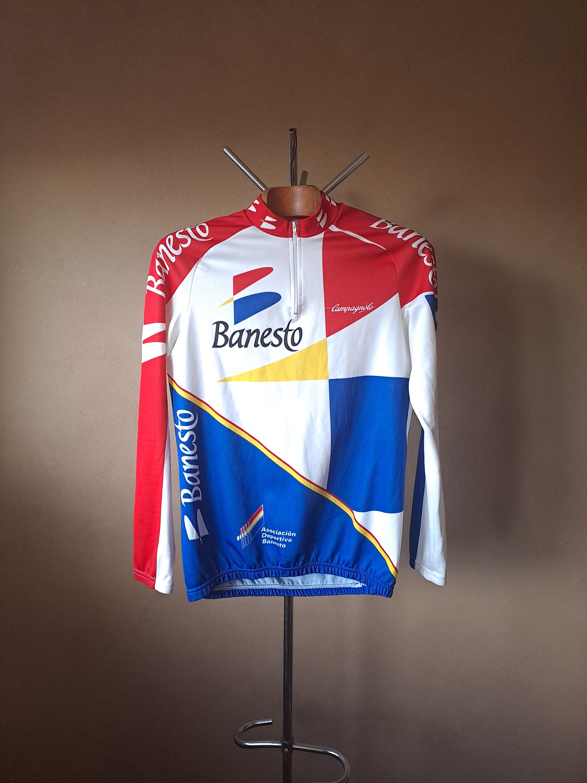 1994 Banesto Professional Long Sleeve Italian Cycling Jersey Size