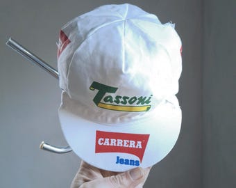 Casquette Cycliste Systeme U 80'S années 70'S Vintage vélo Cap retro