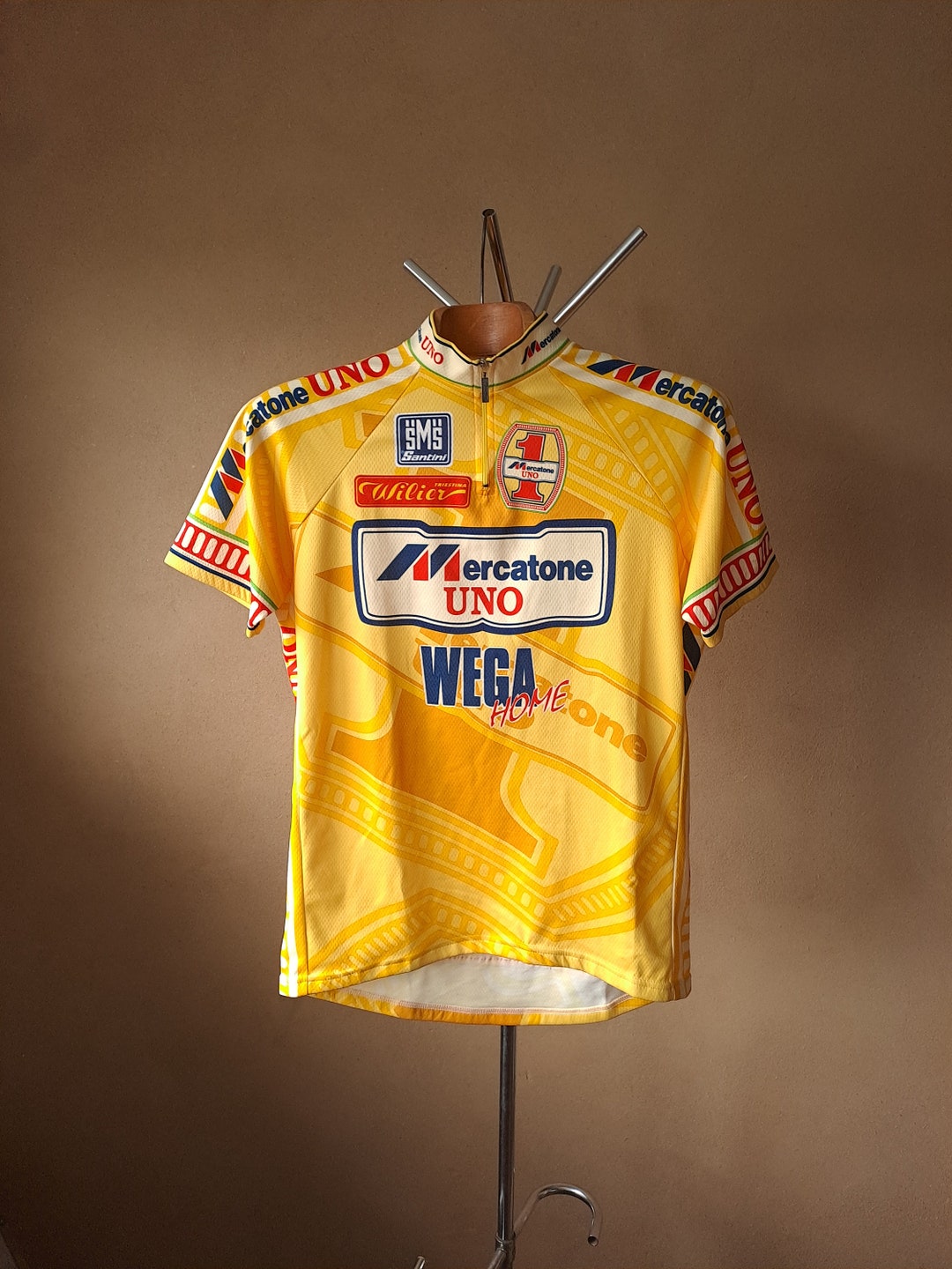 Veste Hiver Mercatone Uno Santini 1997 - Homme XXL - Époque Pantani