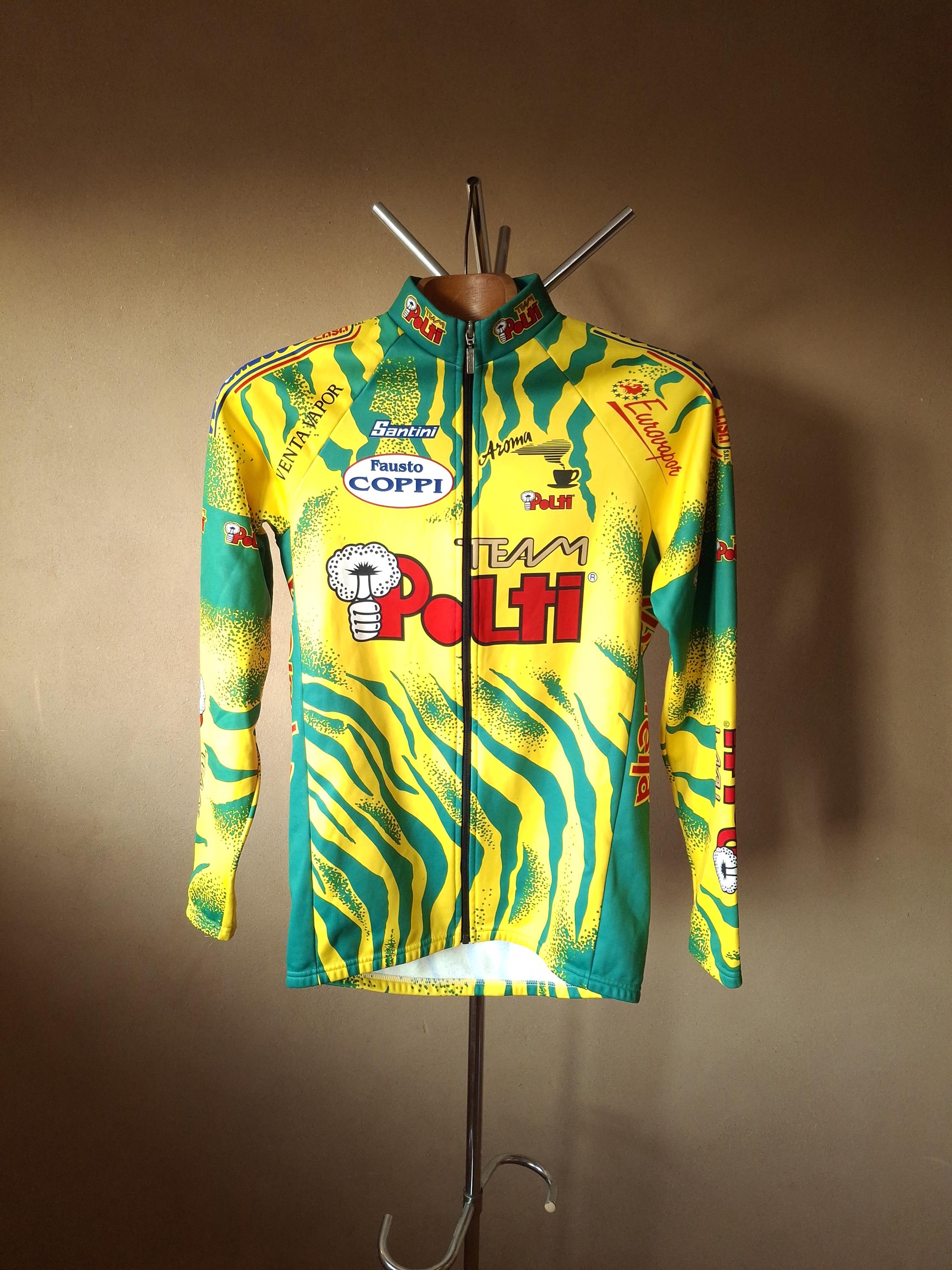 Maillot Cycliste Vintage Chazal-Vetta-MBK 1993, Taille XL, Fabriqué En Italie