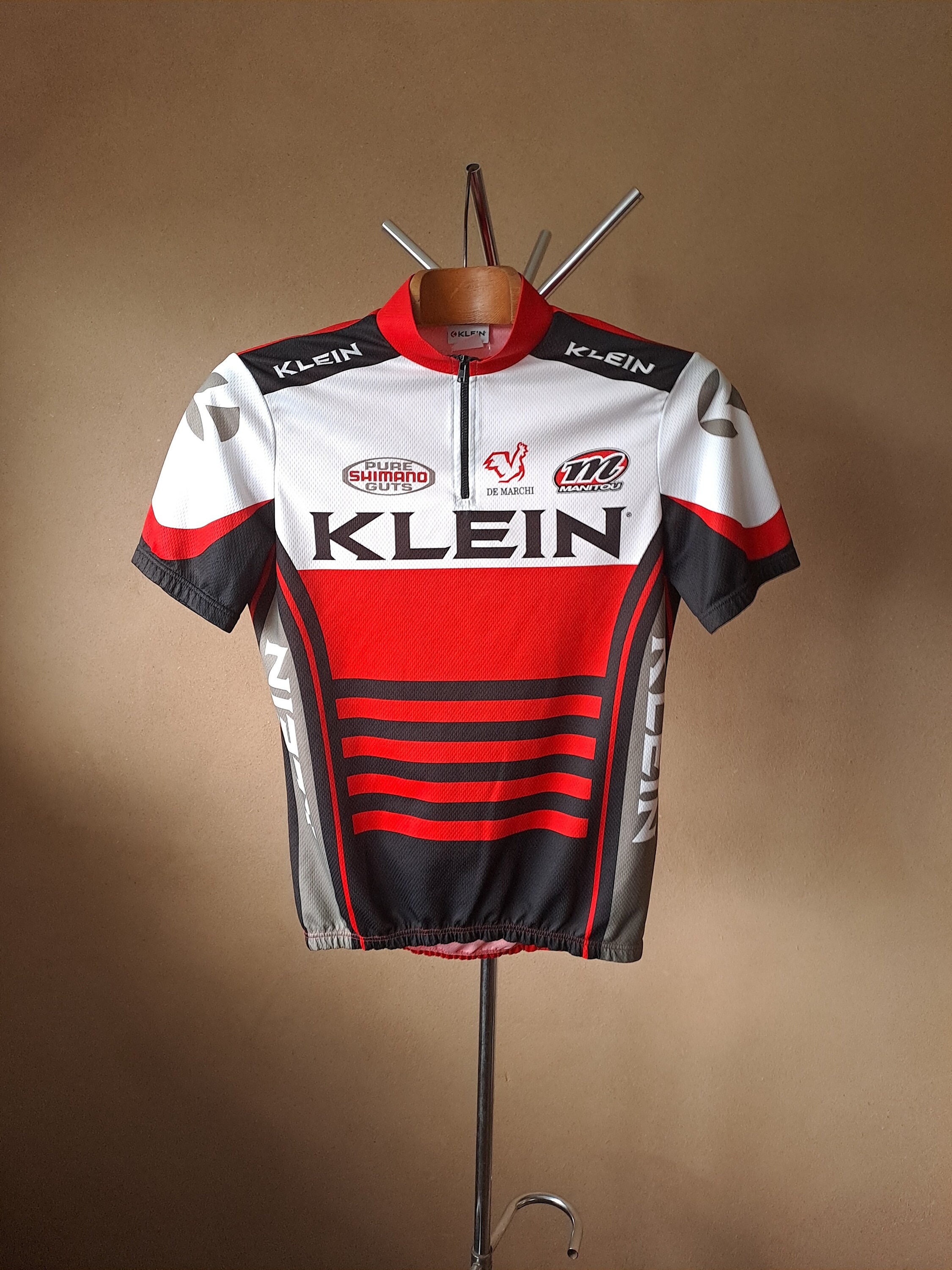 Vintage 90's Klein Bikes Short Sleeve MTB Cycling Jersey, Size M