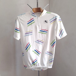90s abstract and vibrant Giordana cycling jersey, XXL