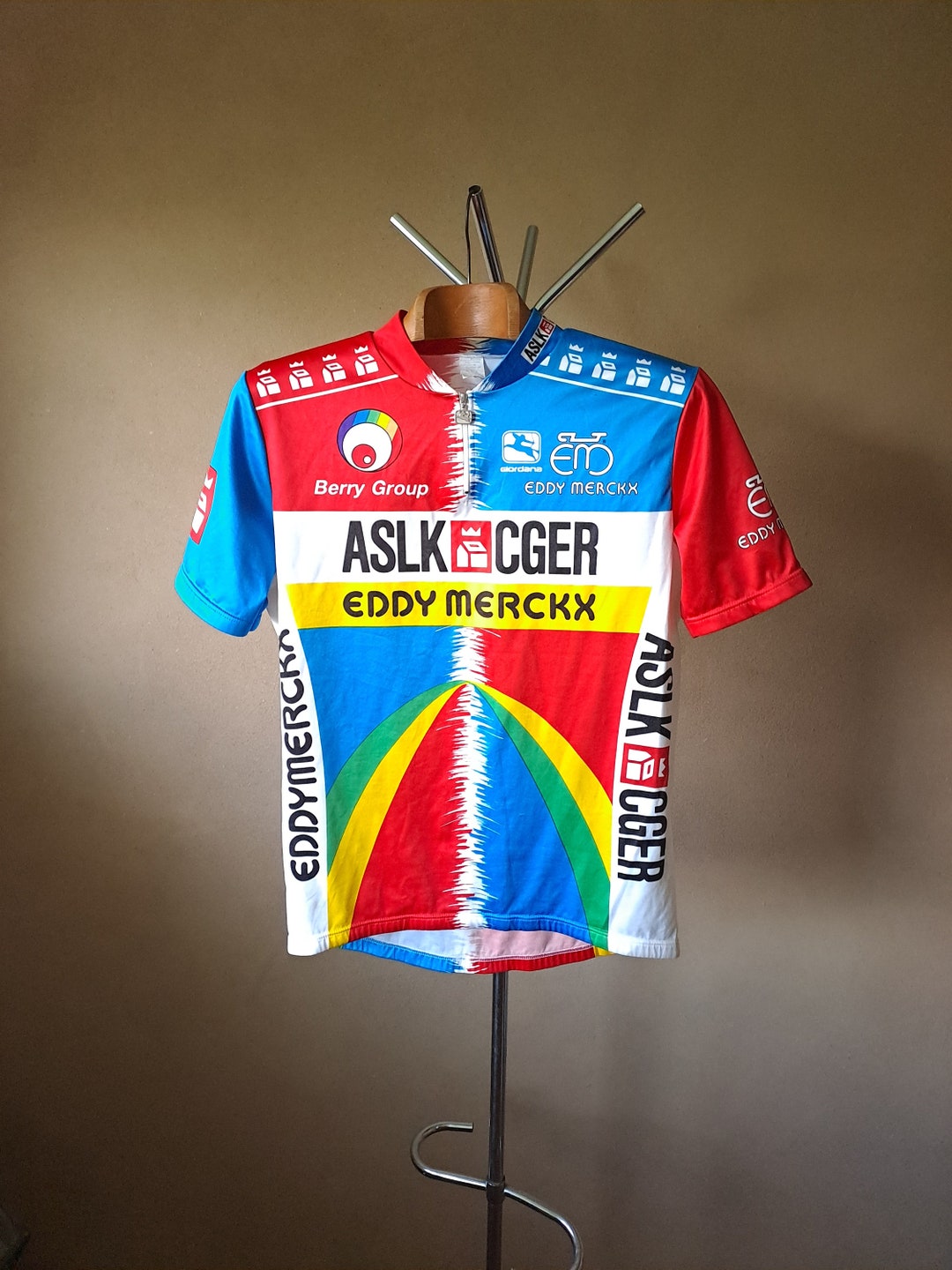 Maillot Cycliste Vintage Bud Light 1992 - Giordana Merckx (Italie, Taille M/L Approx.)