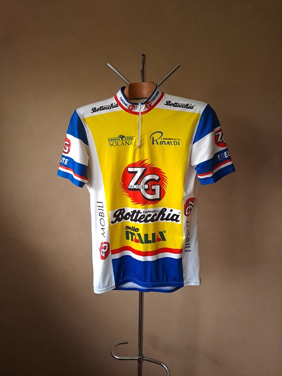 Maillot Cyclisme Vintage ZG Mobili Bottecchia - Taille S, Italie, Rare