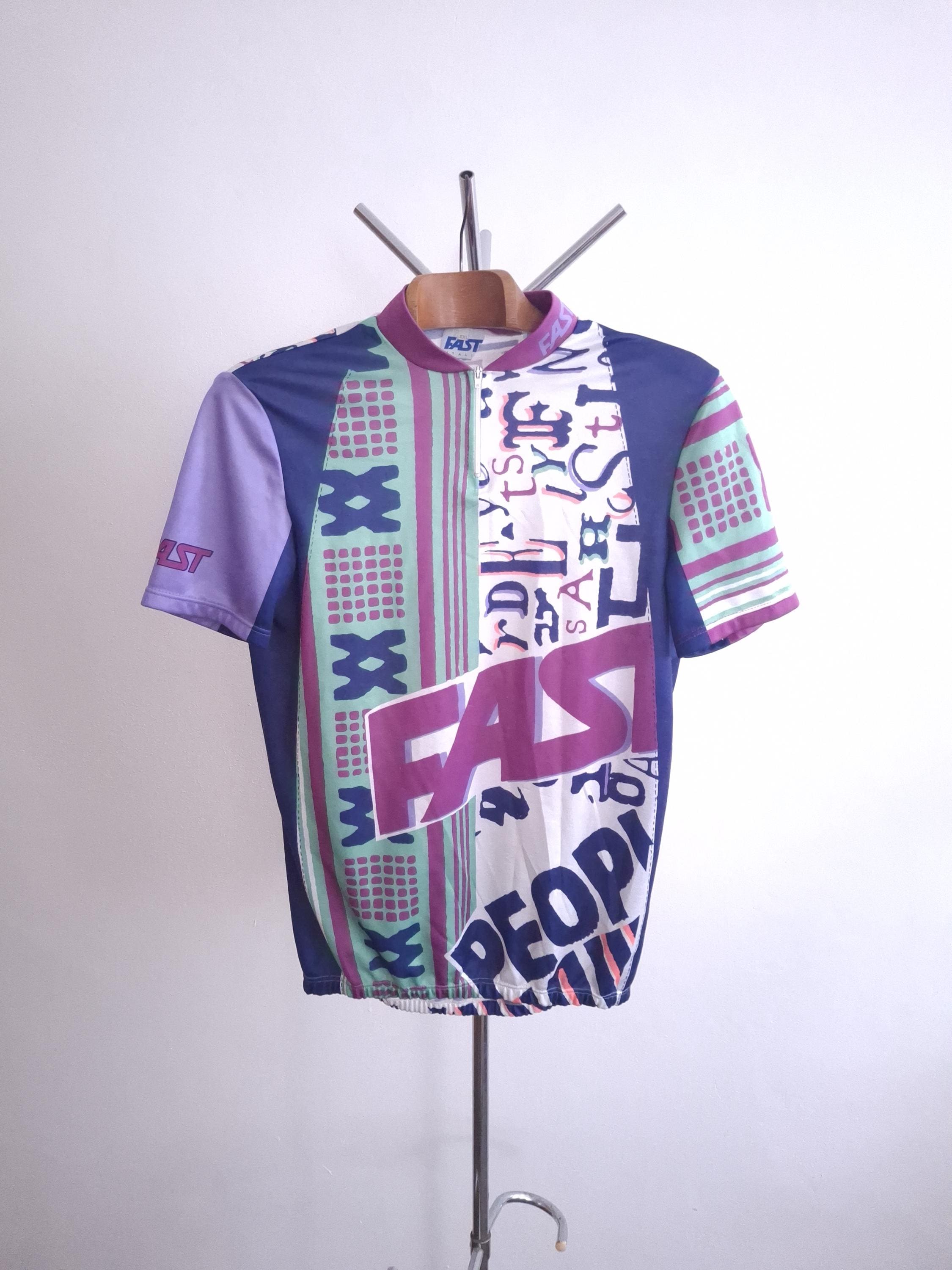 Maillot Vintage Rizi Kalundborg Cykle Club – Années 90 – Taille M