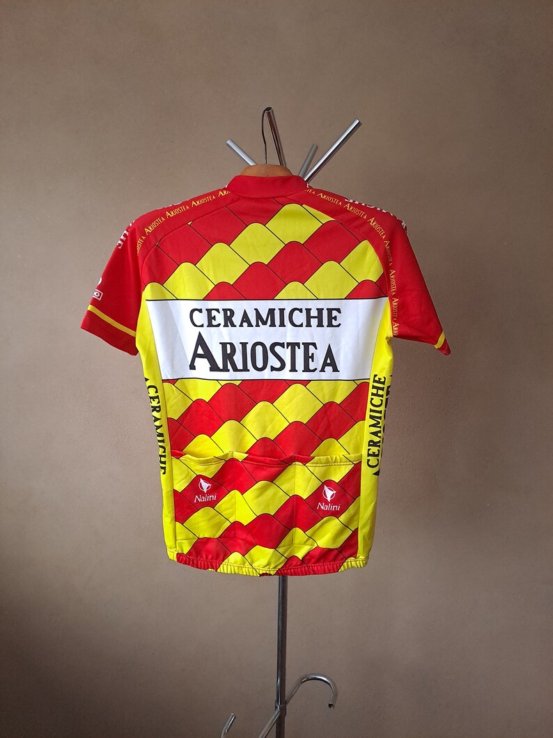 Maillot de cyclisme rétro Ceramiche Ariostea Colnago 1990 - Retro Peloton