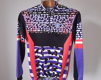 Maillot Cycliste Vintage En Laine Pour Homme - Taille M Italienne - Fabriqué En Italie