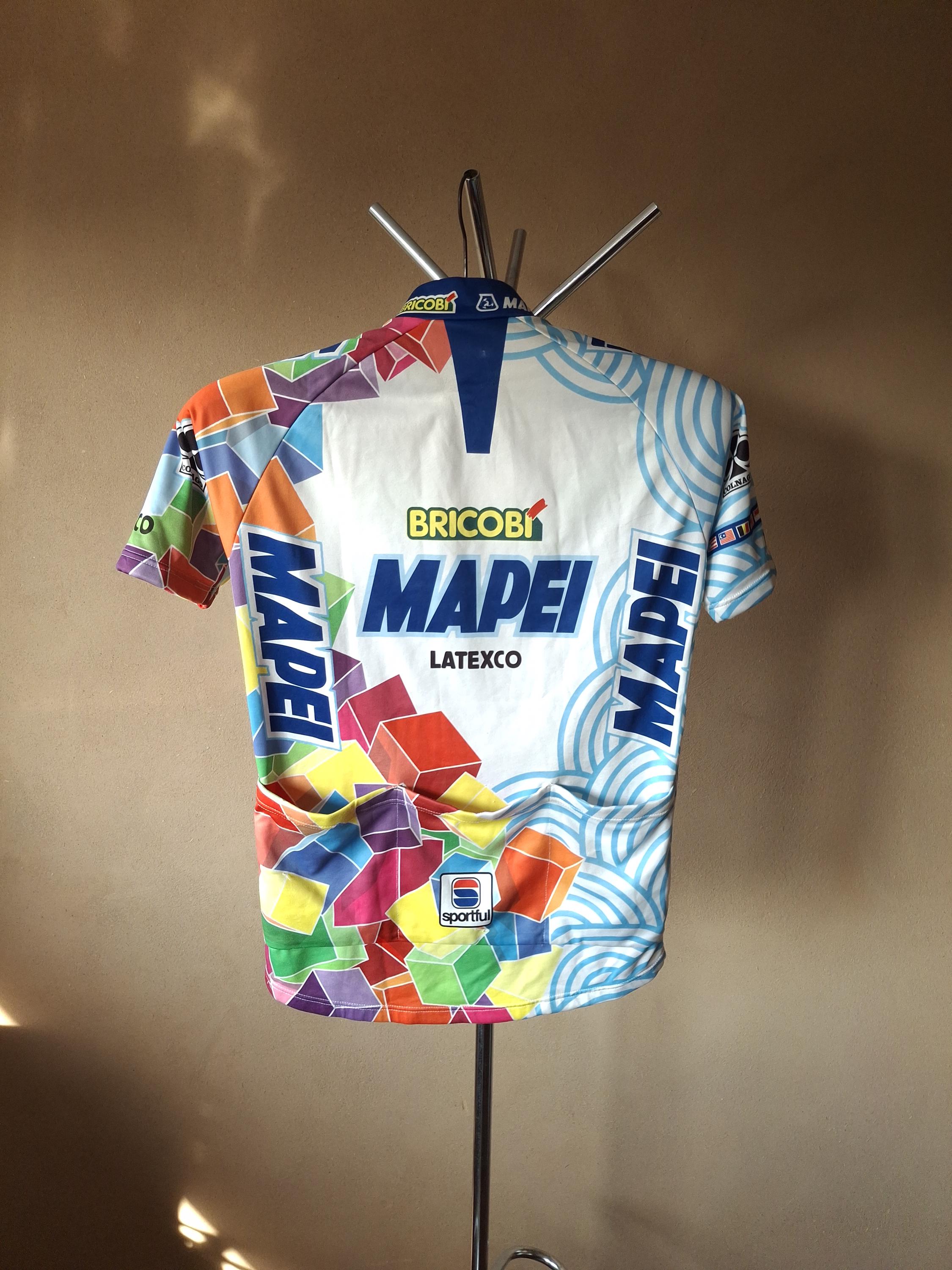 Maillot Cycliste Vintage Sportful Années 90 - Femme Taille S/M - Fabriqué En Italie (Excellent état)