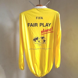 Vintage Italiaans geel Vital fietswindjack, maat XXXL+