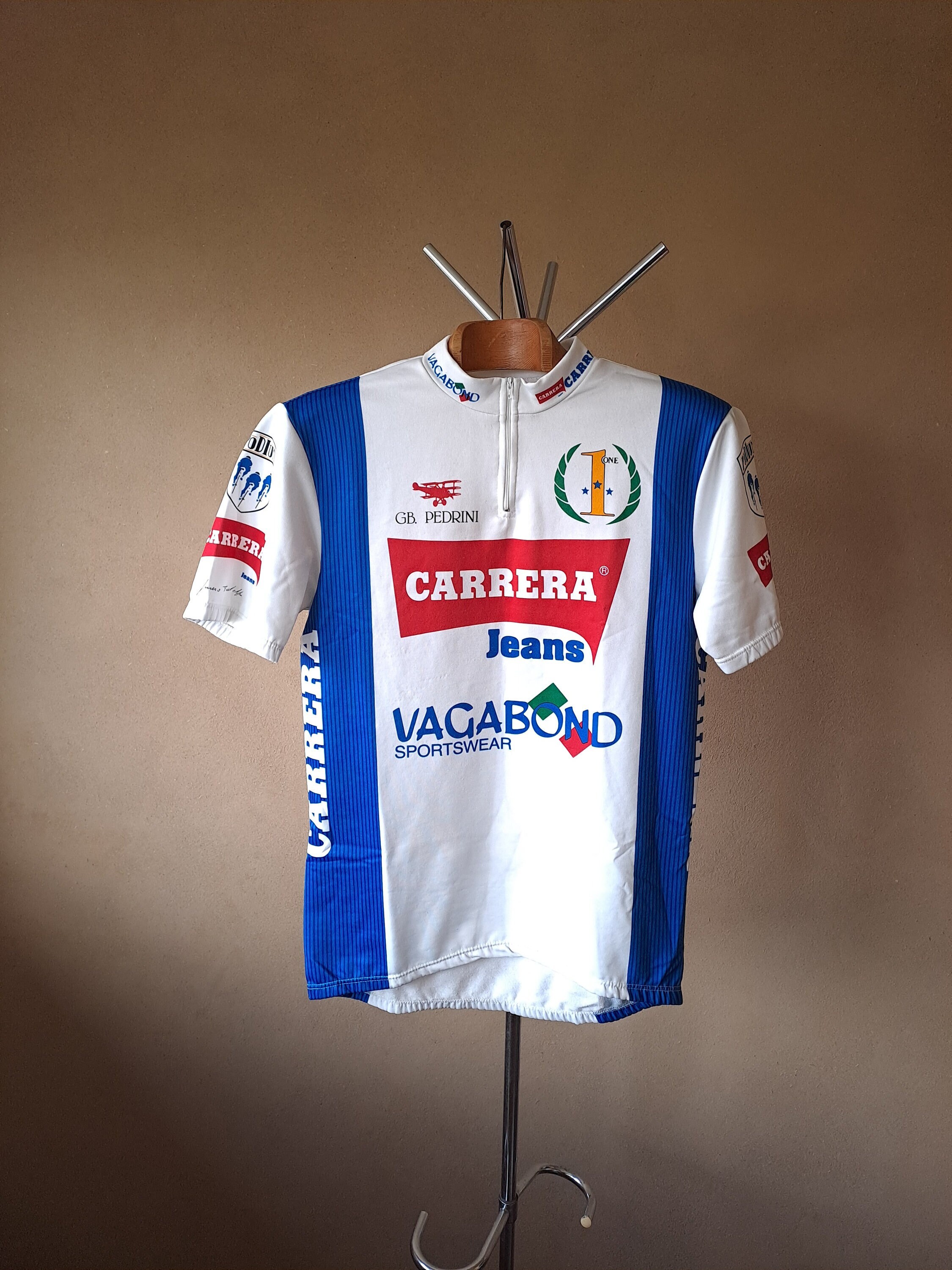 1990 Carrera Vagabond Italian Short Pro Cycling Jersey - Etsy