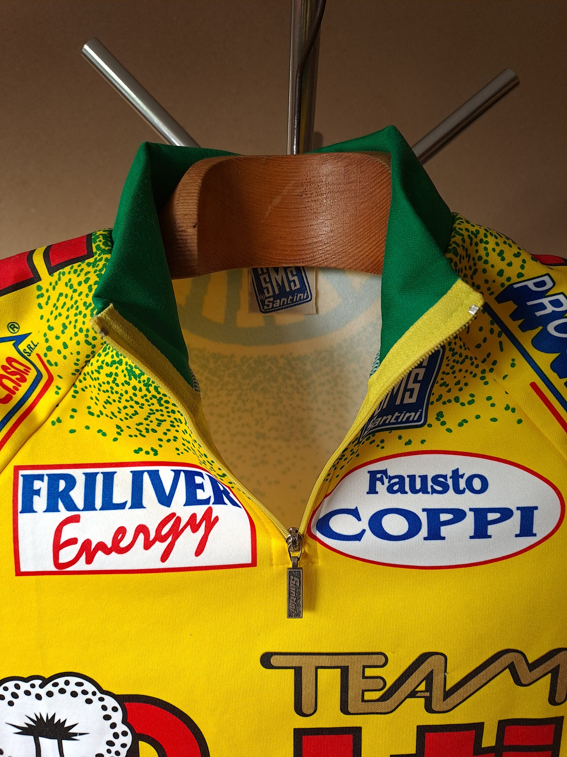 1997 Polti - Vaporetto Pro Cycling Short Sleeve Italian Jersey