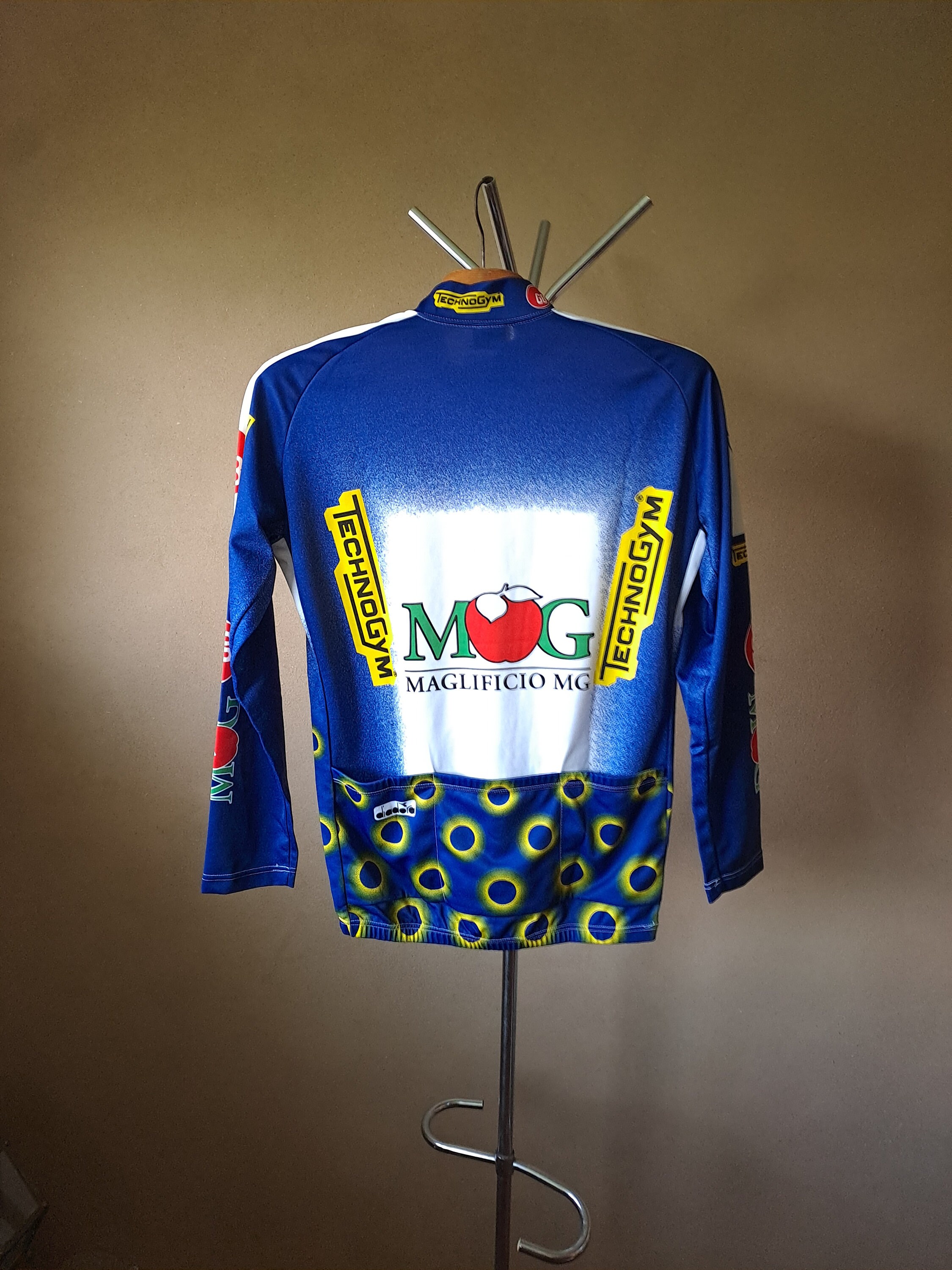 Maillot Cycliste Nalini GB MG Boys Maglificio Technogym, Manches Courtes, Taille XL – Occasion