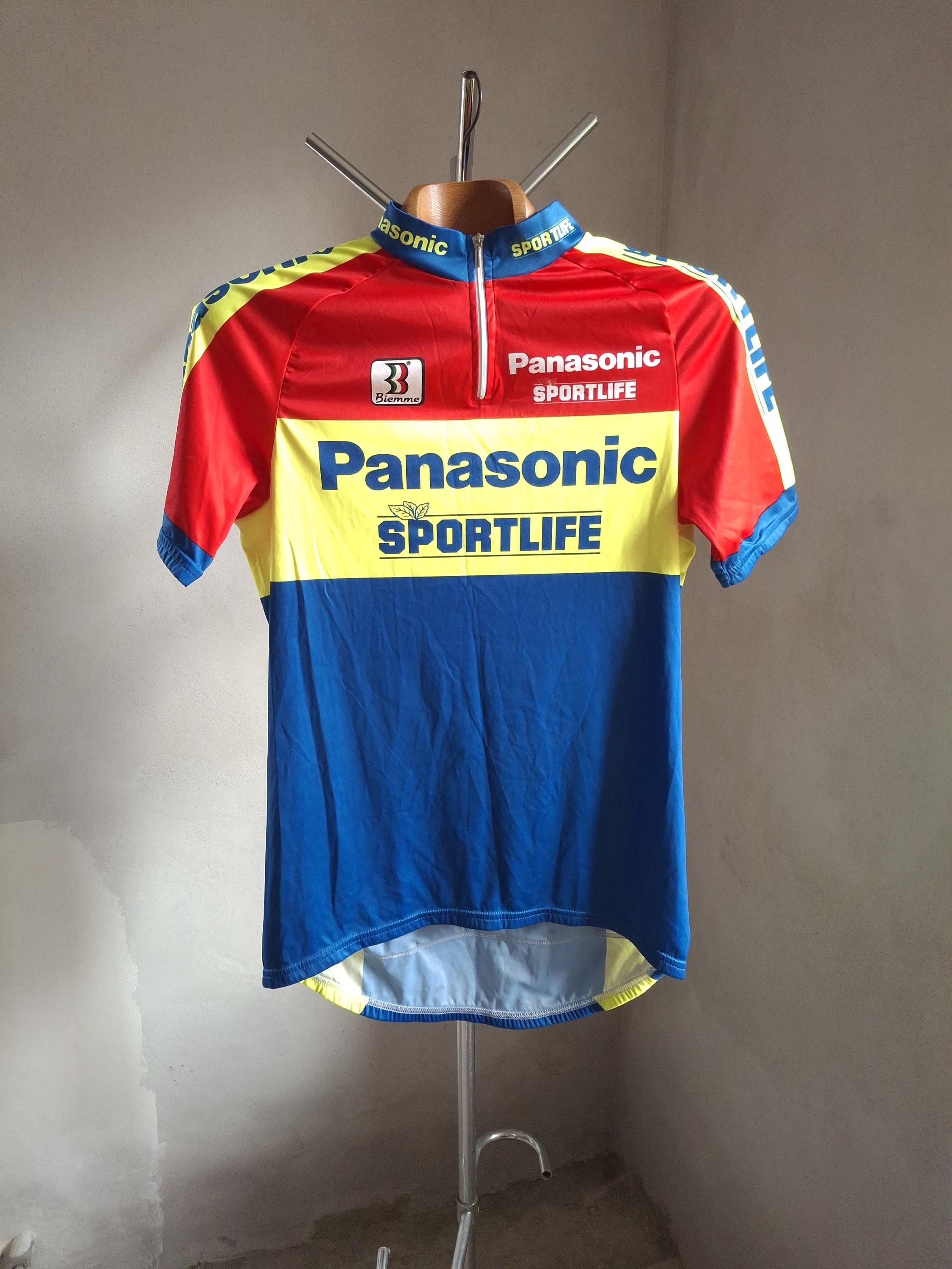 1990-1992 Panasonic Sportlife Itlaian Pro Cycing Short Sleeve