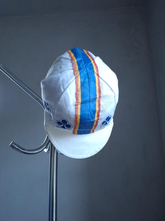 Casquette Cycliste Equipe de France Mavic 80'S Vintage vélo Cap retro