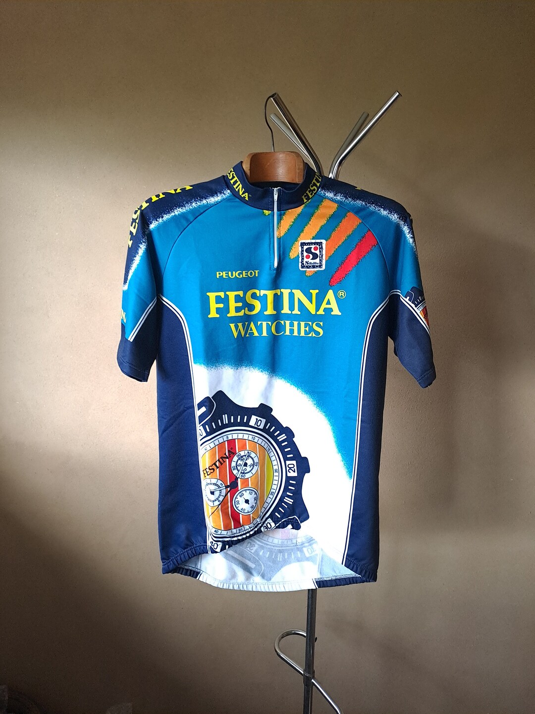 Maillot cycliste FESTINA époque Virenque maglia shirt jersey SIBILLE