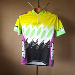 90s retro short sleeve Italian cycling jersey by Axo sport, size XXL