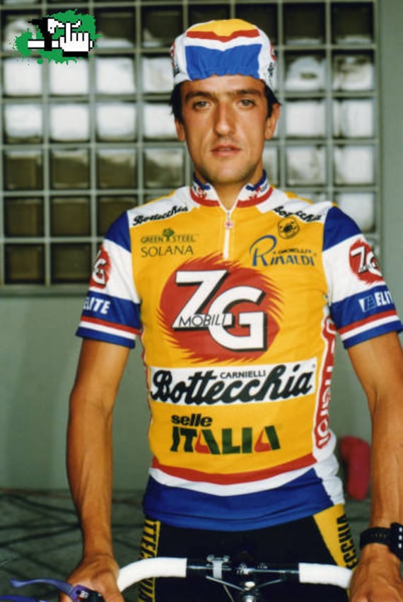 Maillot Cycliste Vintage Sportful, équipe ZG Mobili 1993, Taille L, Manches Courtes
