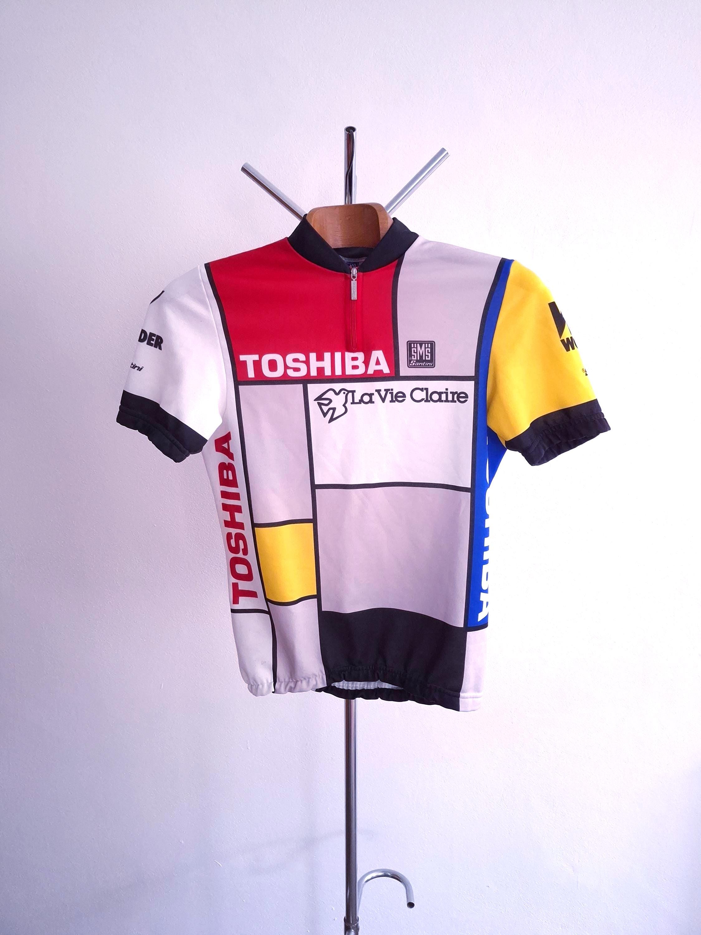 1987 Toshiba - La Vie Claire Short Sleeve Pro Cycling Italian