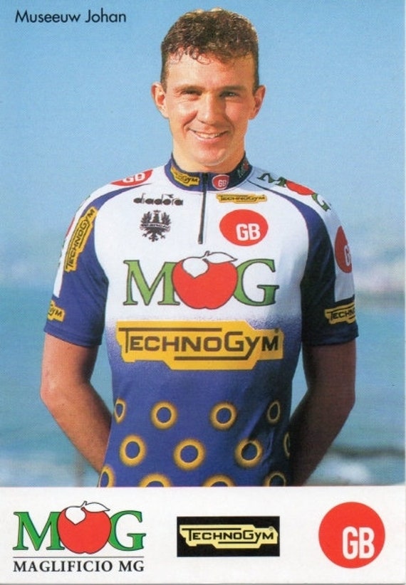 Maillot Cyclisme Vintage Nalini MOG Technogym – Années 90 – Taille 5 – Italie