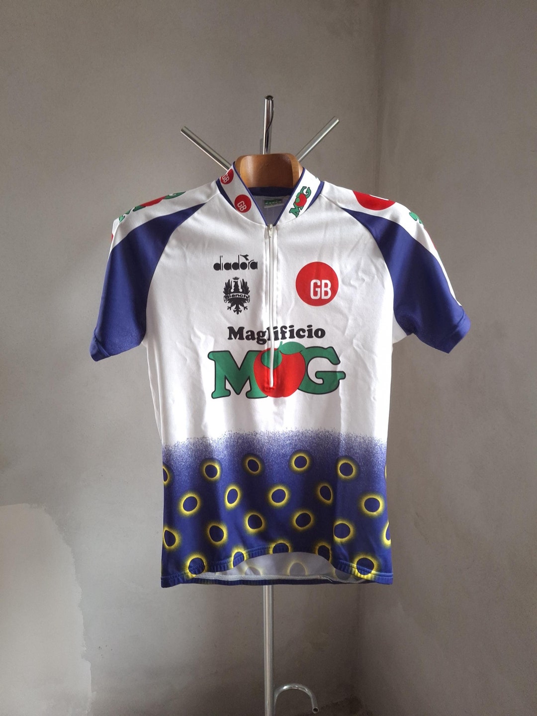Maglia da ciclismo a maniche corte MG GB Pro Cycling Italia 1994