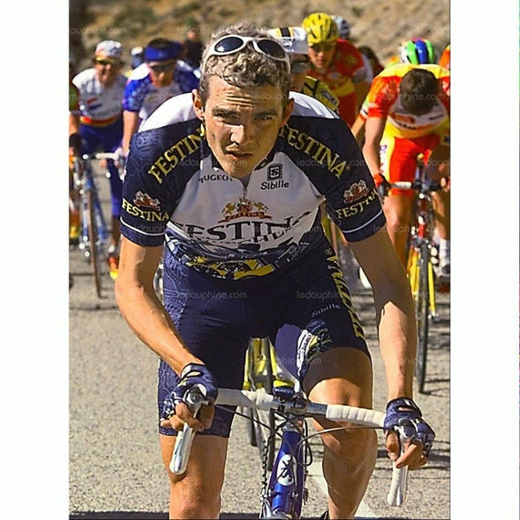 samenkomen eigendom Optimisme 1998 French Festina Pro Cycling Short Sleeve Jersey Size L - Etsy Norway