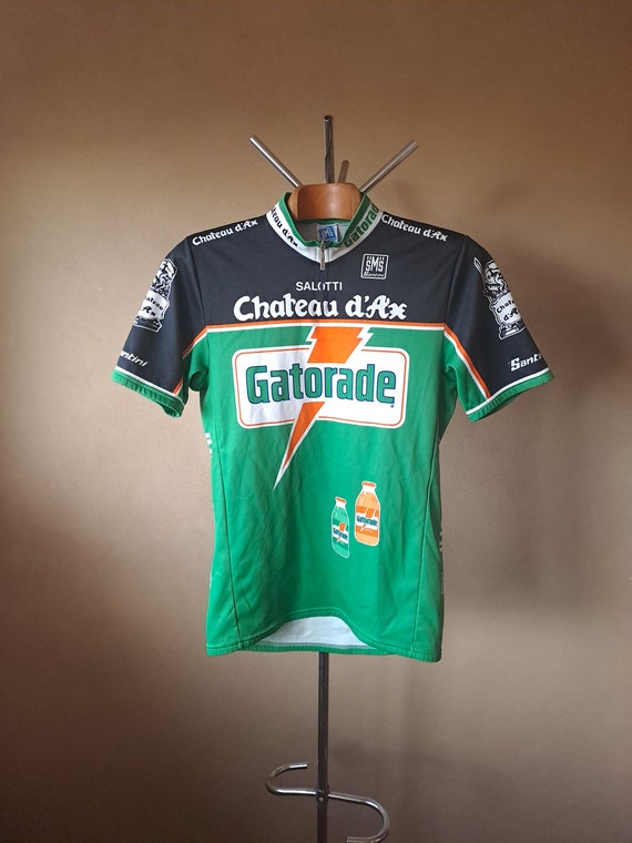 Veste Cycliste Vintage Gatorade Château D'Ax - SMS Santini - Fignon Bugno 1992 - XXL